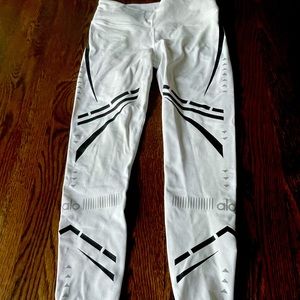Alo white yoga legging